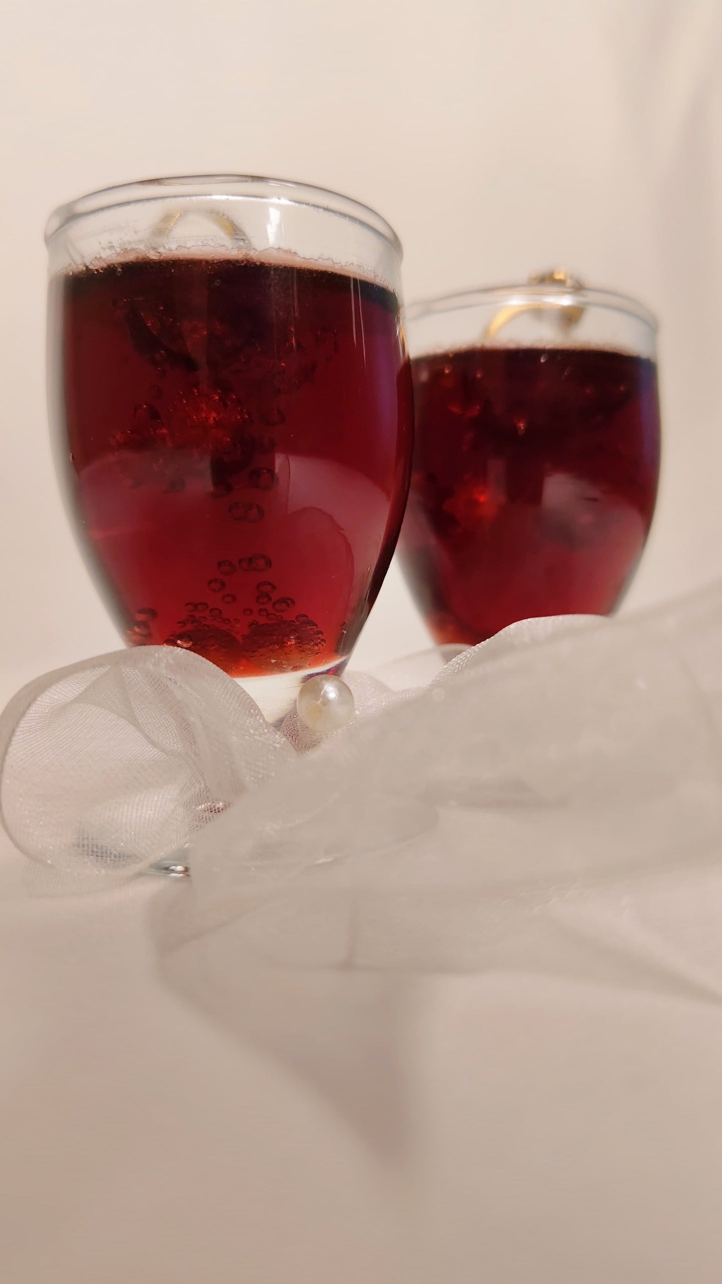 Buy Wine Ring Platter – Handmade Wooden & Glass Engagement Ring Tray with Wine Red Flowers by SPARSH