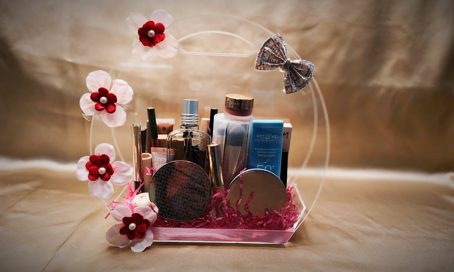 Acrylic Makeup Kit /Grooming set Gift Hamper (Base)