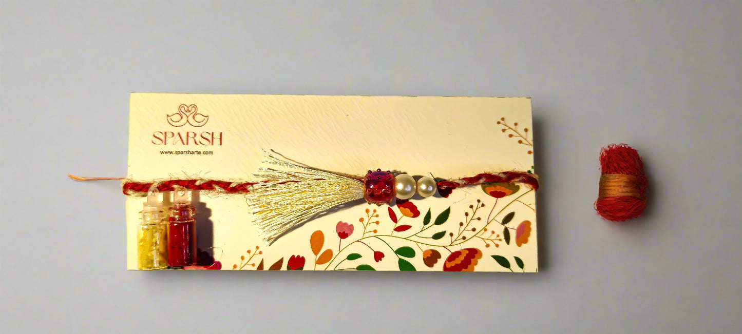 Pearl Rakhi for Brother