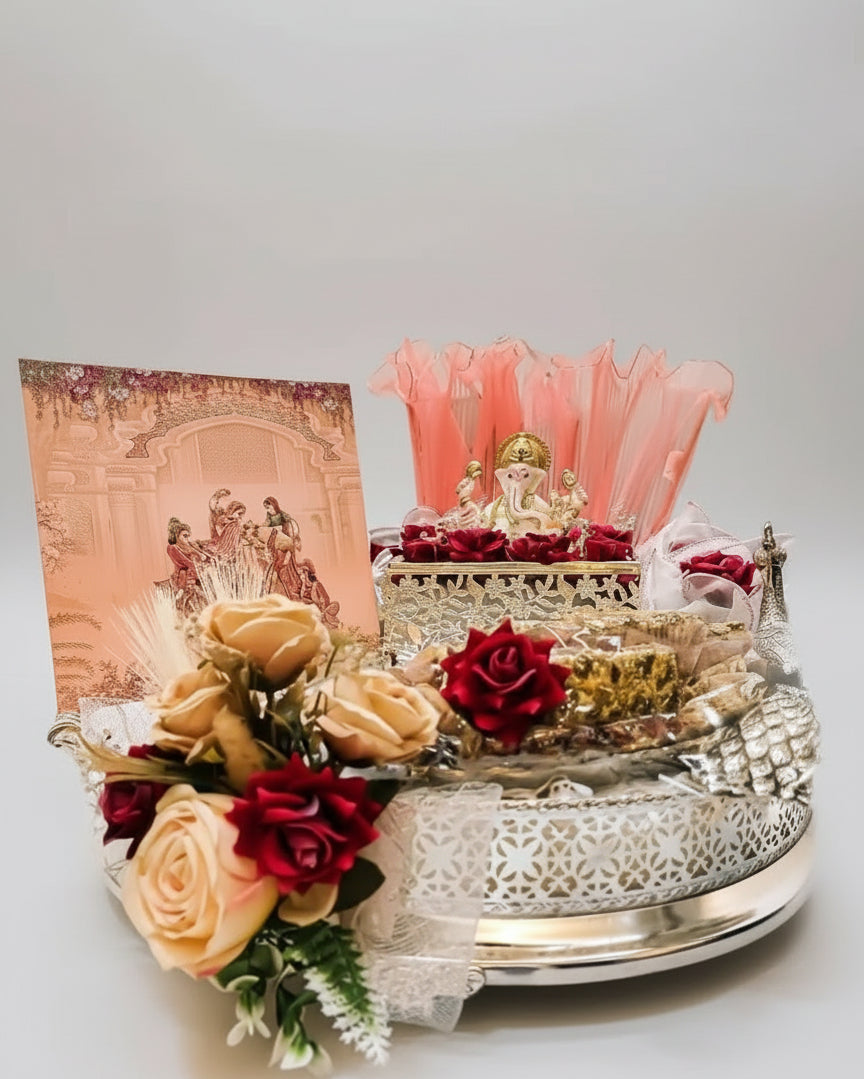 German Silver Tray Invite