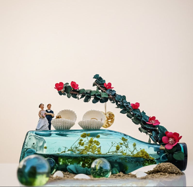 Buy Ocean Ring Platter – Ocean Blue Handmade Engagement Tray for Wedding or Roka