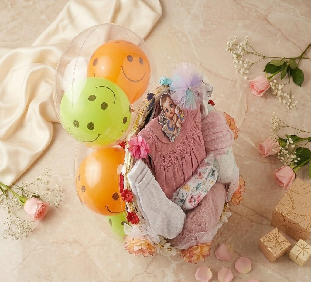 Welcome Baby  Gift Basket