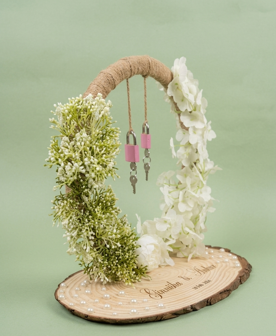 Love Lock  Ring Platter