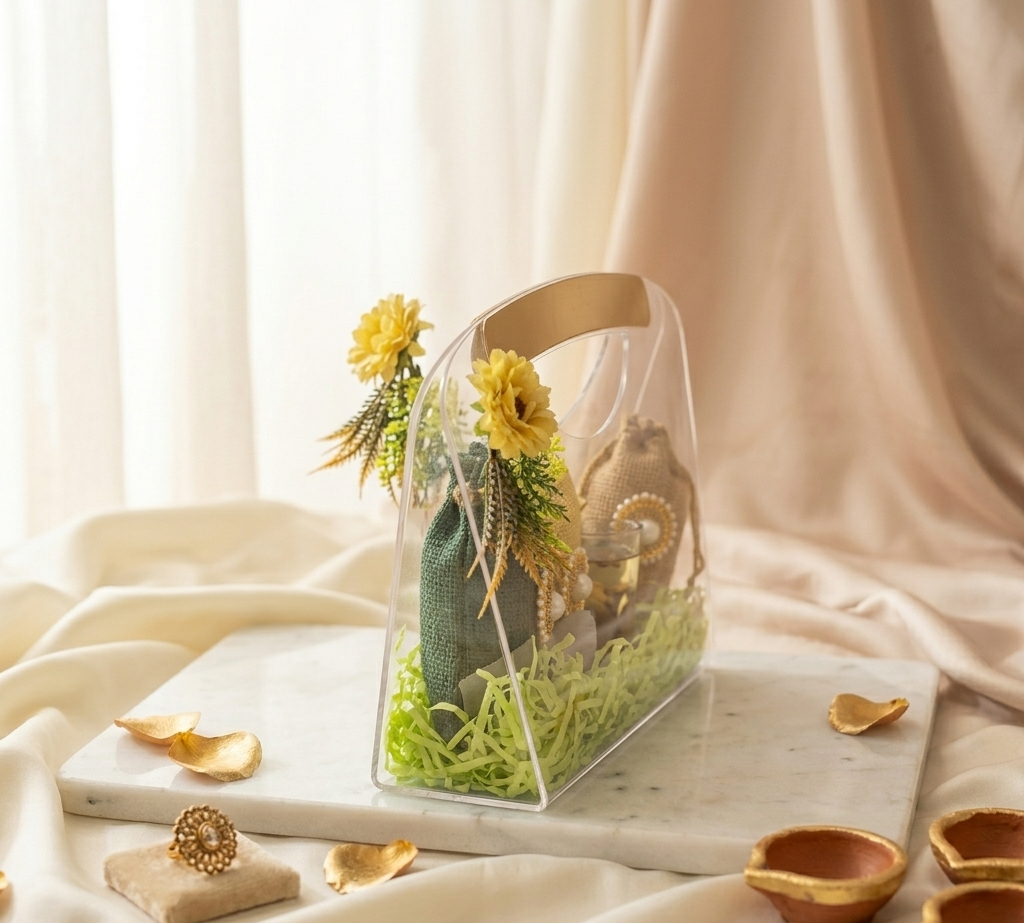 Acrylic Glow Return Hamper