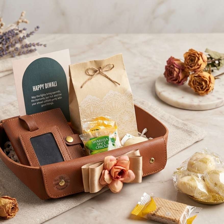 Leatherette Utility Gift Tray