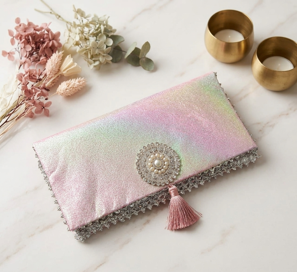 Pearl Brooch Envelope