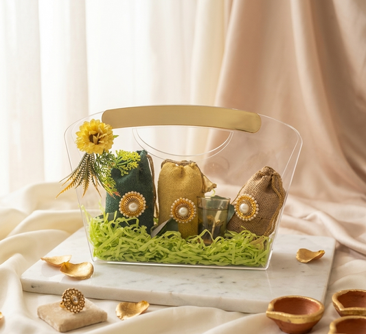 Acrylic Glow Return Hamper
