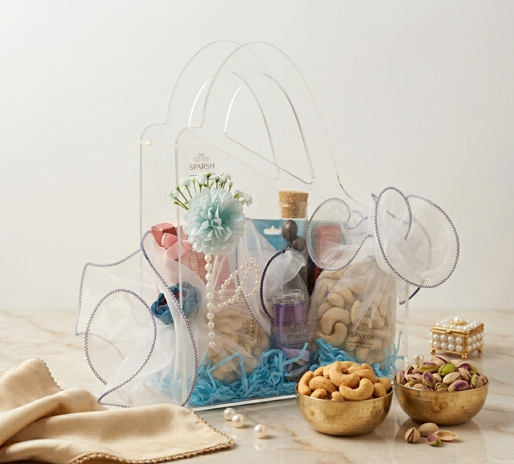Acrylic Dry Fruits Hamper