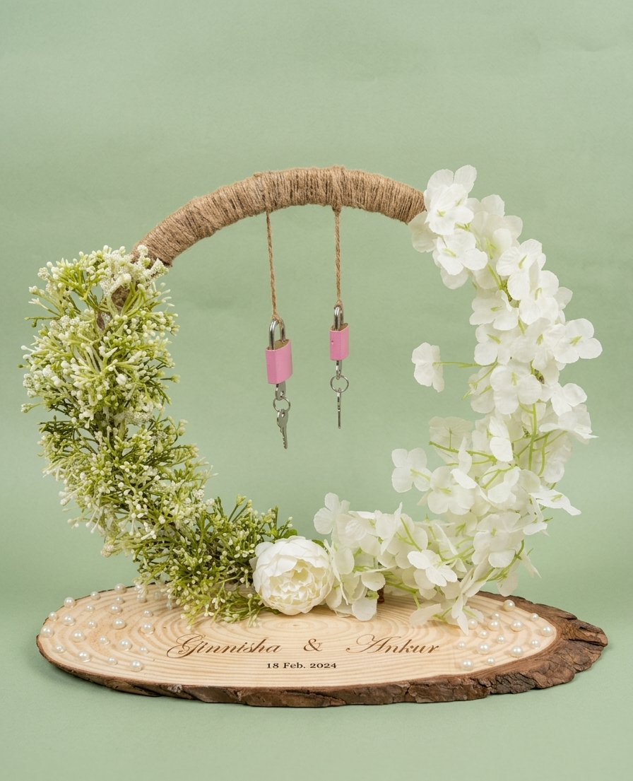 Love Lock  Ring Platter
