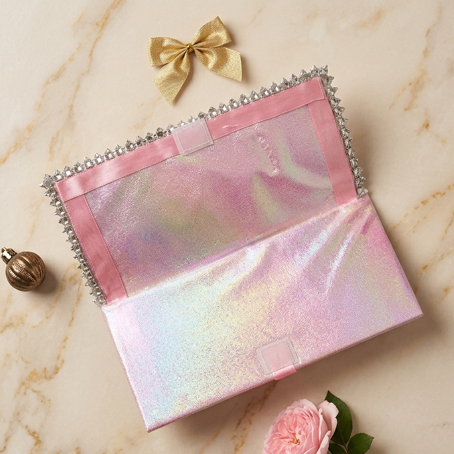 Evil Eye Pink Wedding Envelope