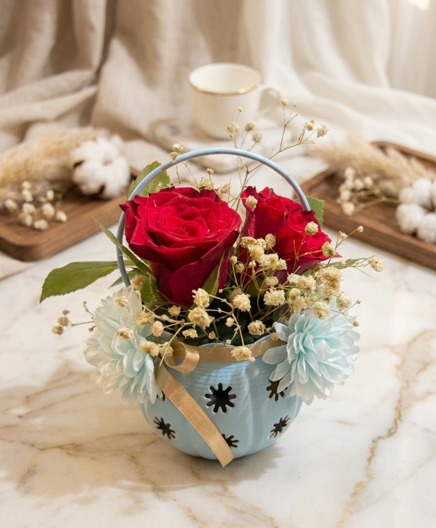Cutout Pot Welcome Bouquet