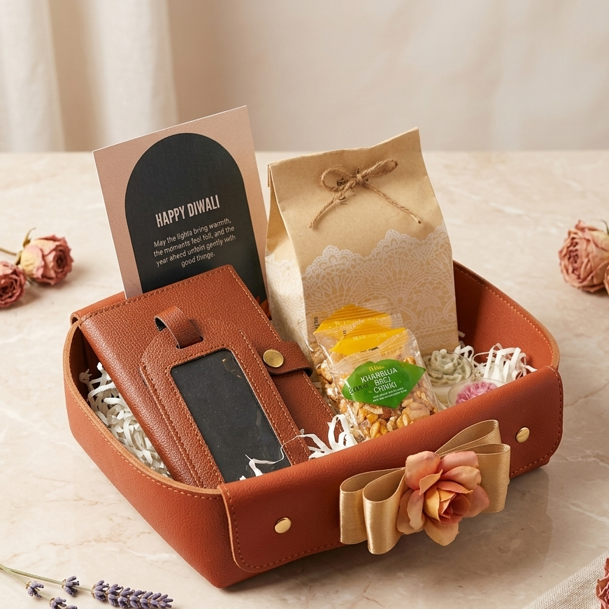 Leatherette Utility Gift Tray