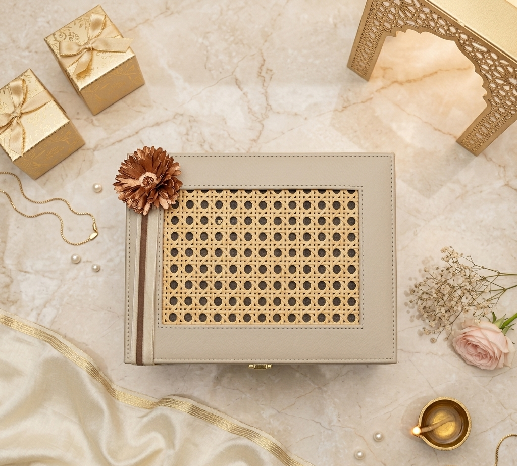 Beige Luxury Gift Box