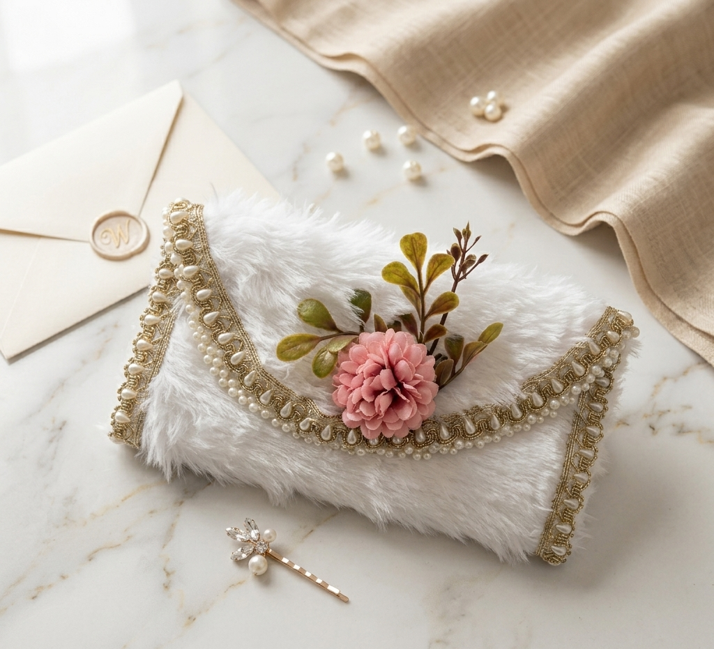 Fur Fabric Envelope
