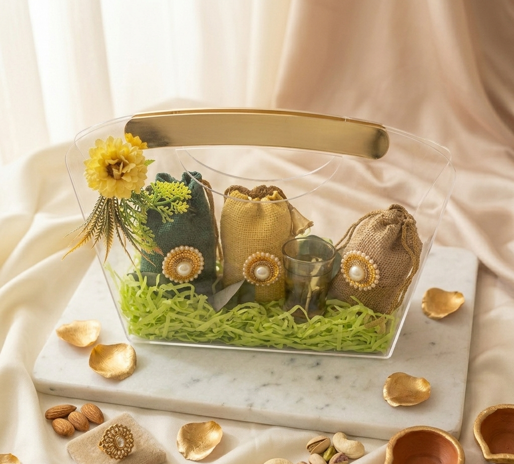 Acrylic Glow Return Hamper