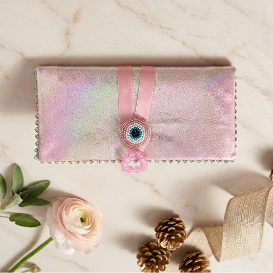 Evil Eye Pink Wedding Envelope