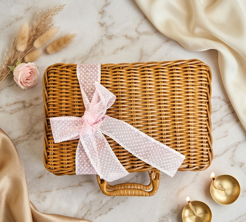 Cane Basket Clutch