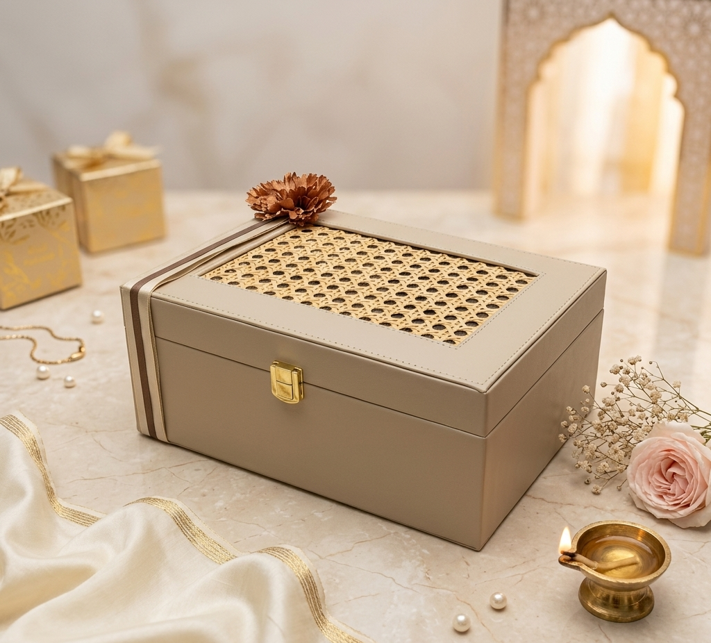 Beige Luxury Gift Box