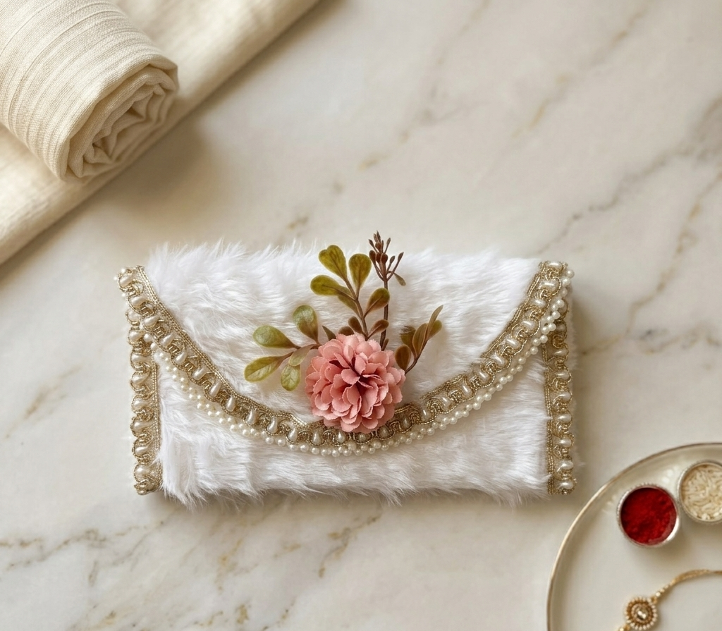 Fur Fabric Envelope