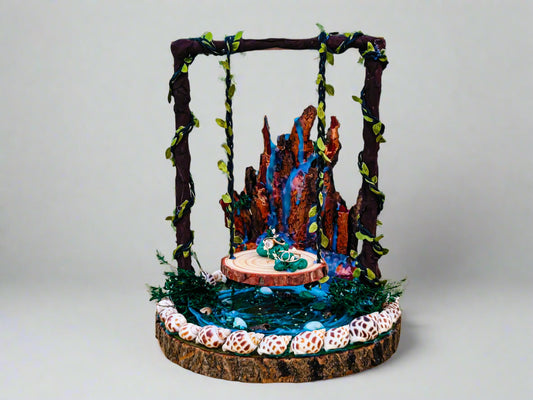 Buy Lake View Ring Platter – Handmade Wooden and Resin Engagement Tray for Wedding Ceremony