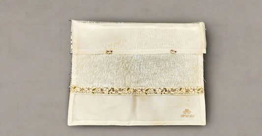 Buy White Organza Baby Clothing Bag – Baby Garment Pouch for Baby Shower &Gifting