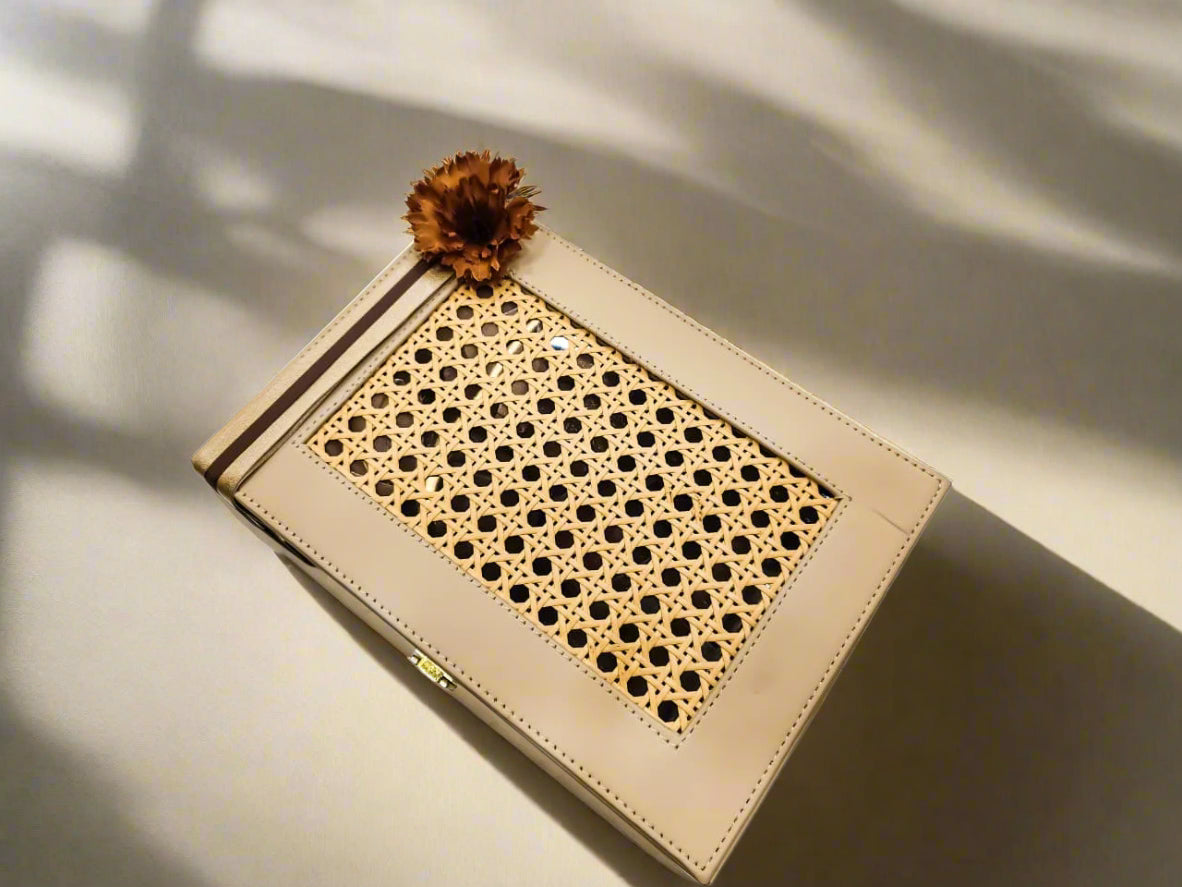 Buy Premium Beige Gift Box – Luxury Coffee, Candle, Dry Fruits & Cookies Gift Hamper by SPARSH