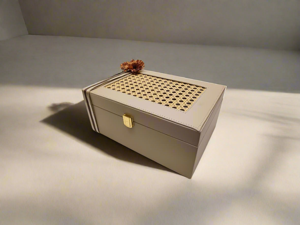 Buy Premium Beige Gift Box – Luxury Coffee, Candle, Dry Fruits & Cookies Gift Hamper by SPARSH