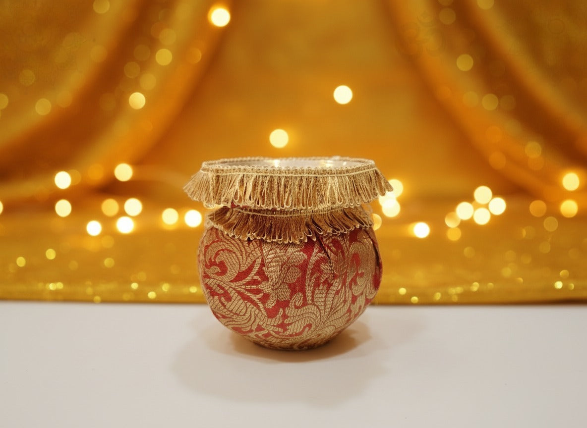 Traditional Red Puja Set