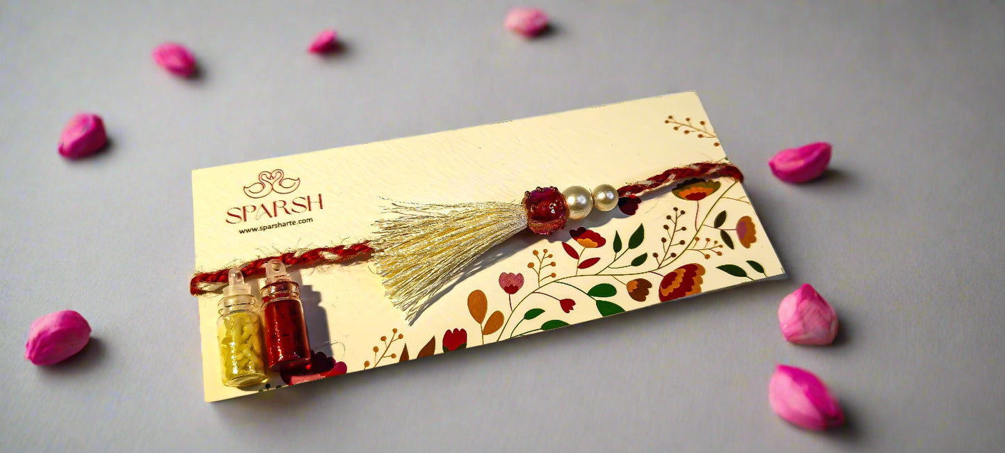 Pearl Rakhi for Brother