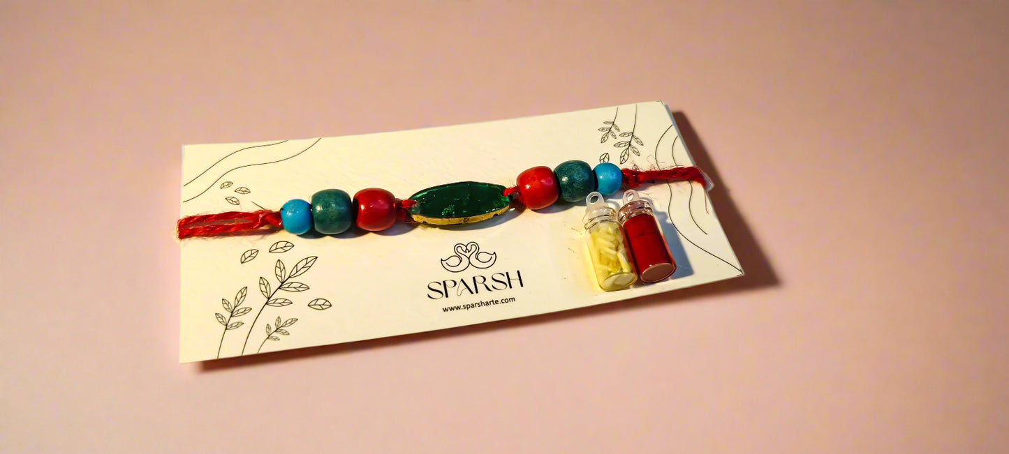 Wooden Rakhi for Brother