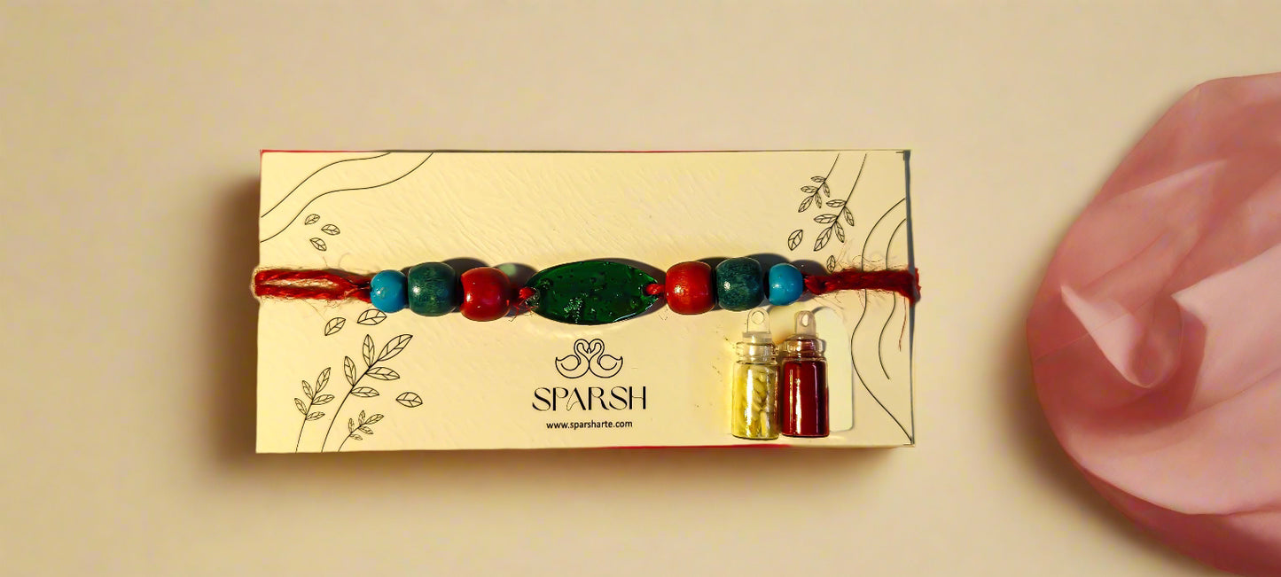 Wooden Rakhi for Brother