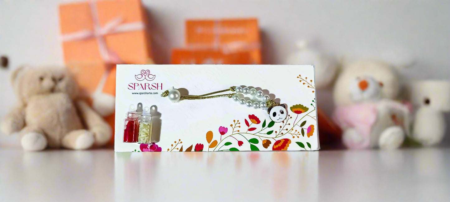 Cute Panda Rakhi for Kids
