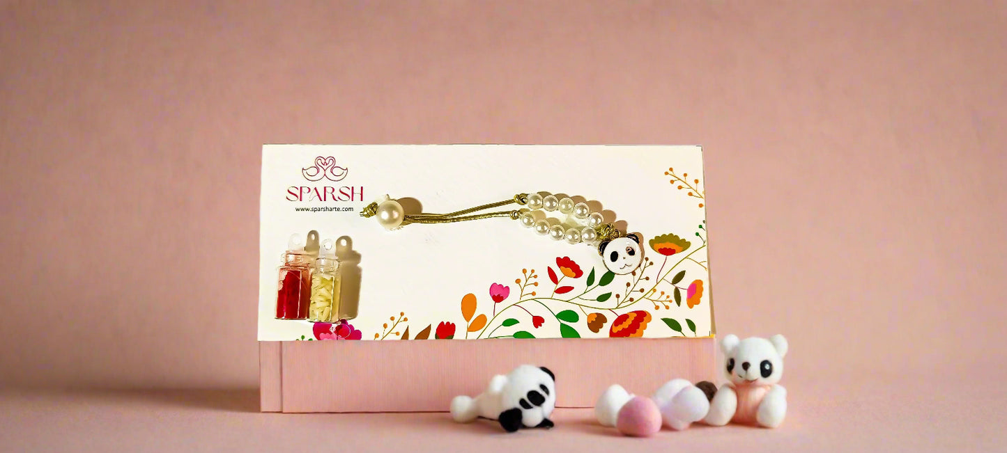 Cute Panda Rakhi for Kids